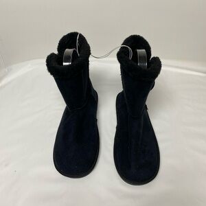 US Sports Women’s Black Faux Fur Lined Boots Size 8